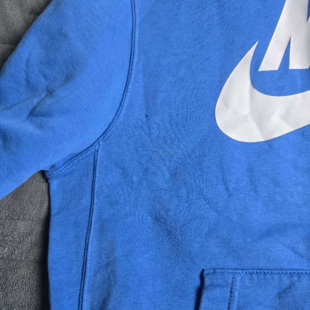 Nike Blue Sweatshirt with White Logo